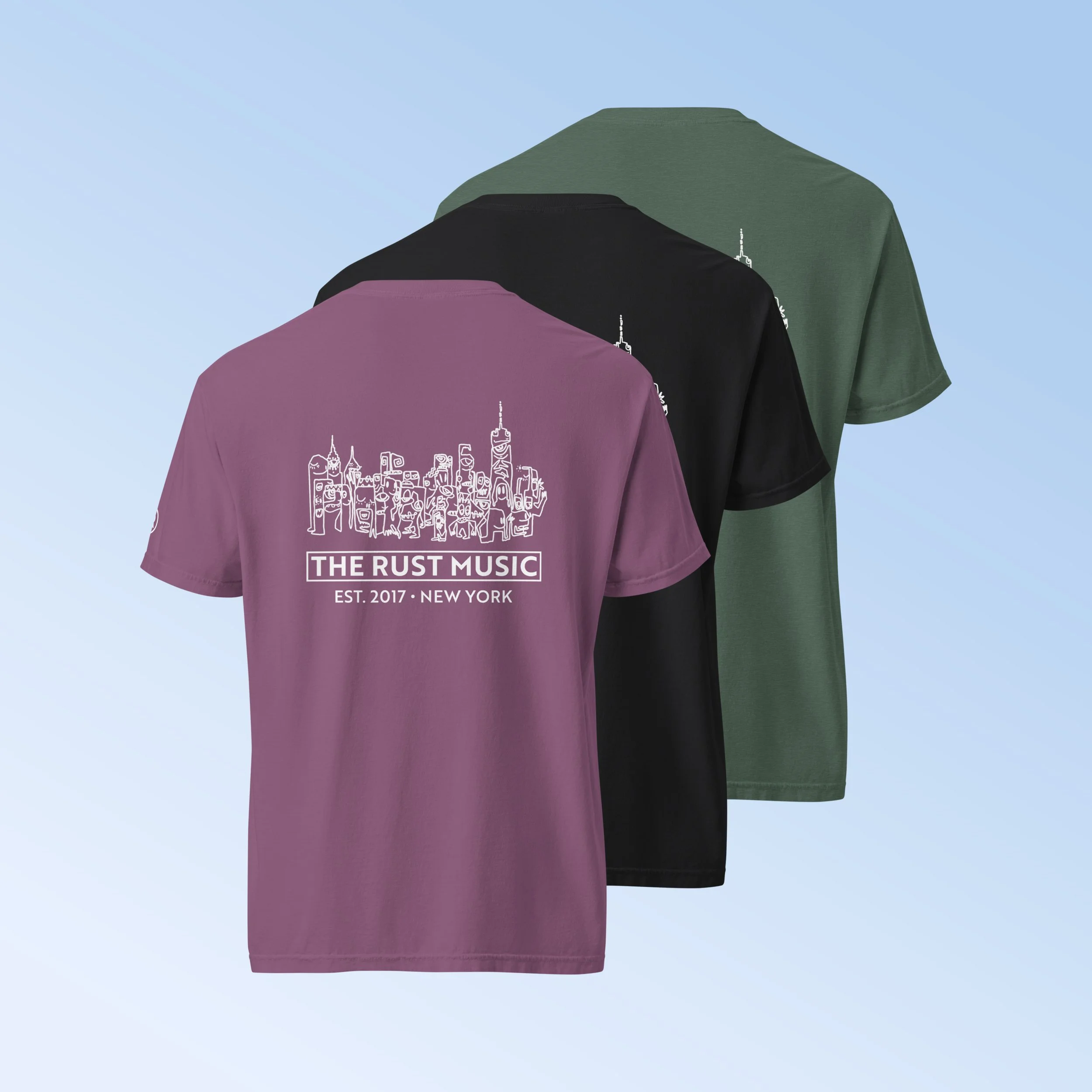 The Rust Music 'Skyline' T-Shirt
