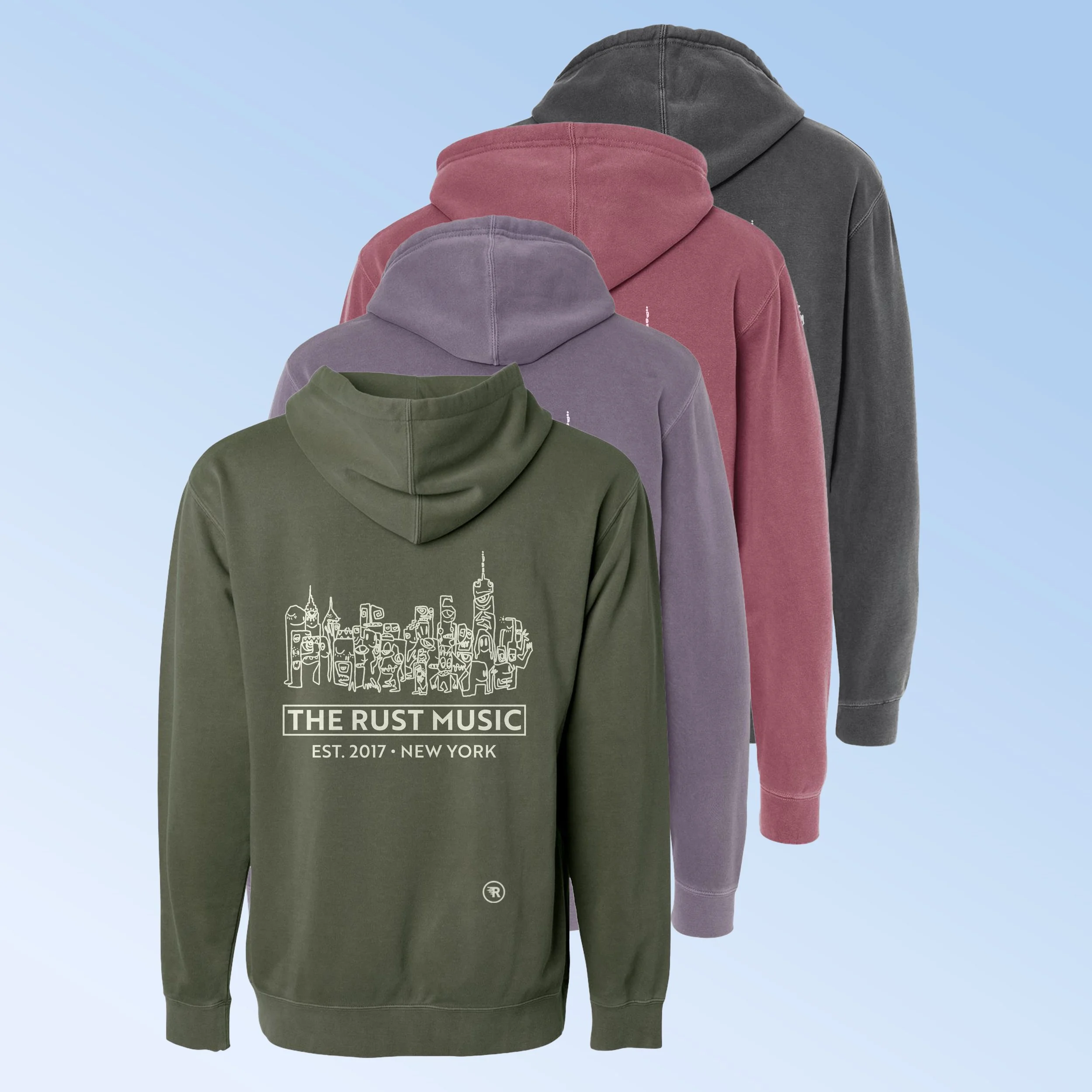 The Rust Music 'Skyline' Hoodie