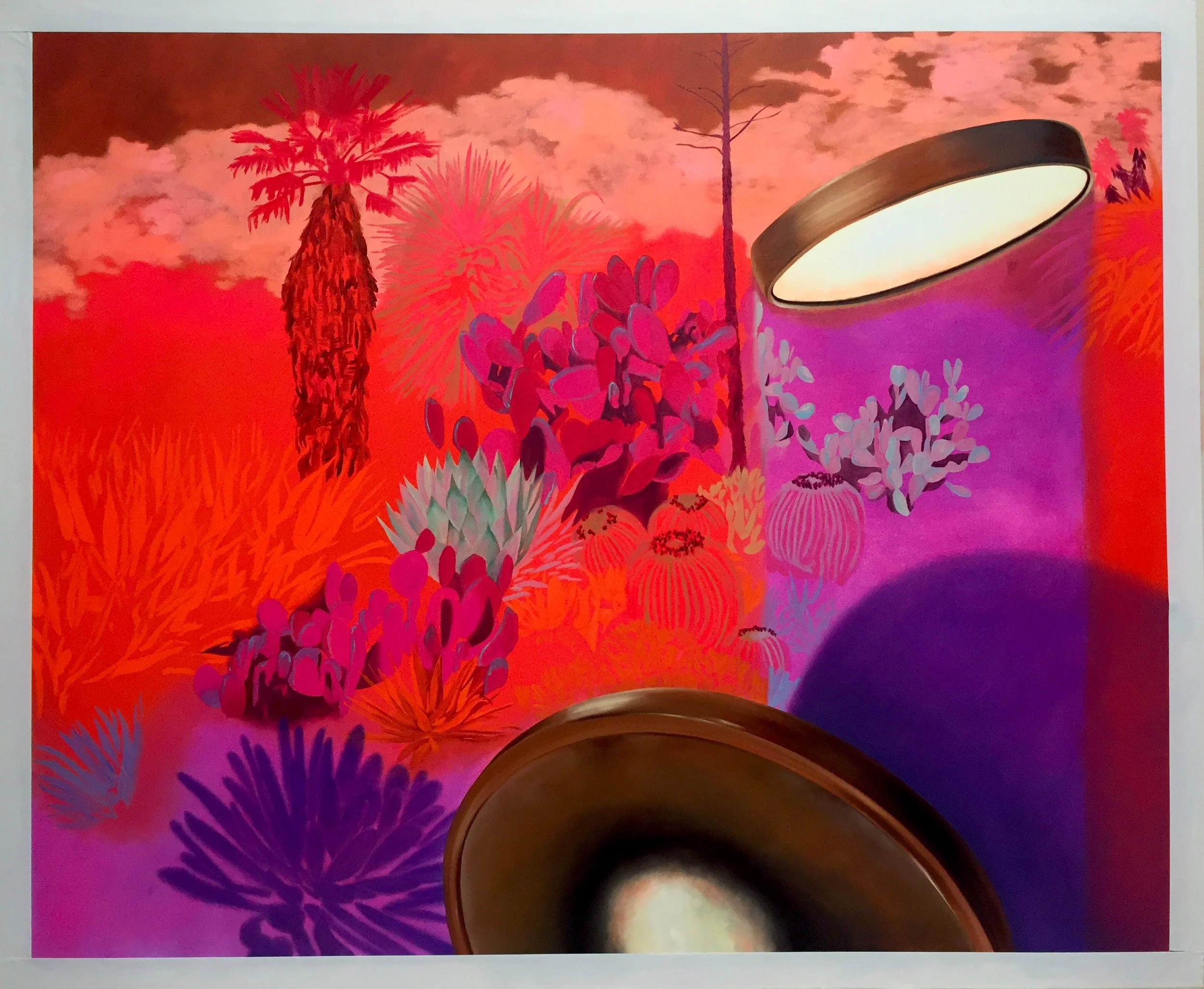Kelsey Shwetz, Infrared, Oil on Canvas, 50"x62", 2019