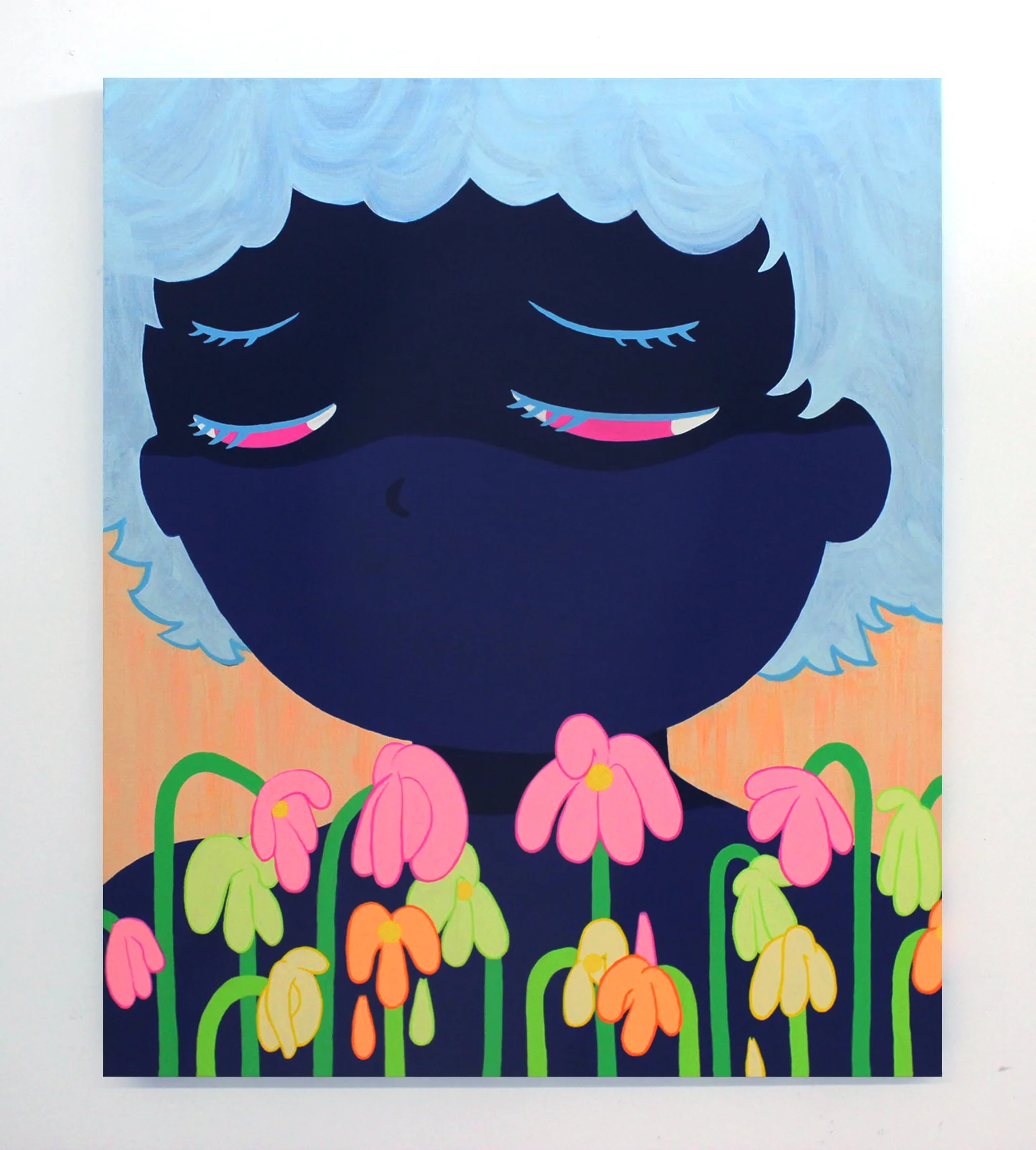 Lindsay Iredale, The Pessimist, 2019. Acrylic Paint on Canvas. Courtesy of the artist.