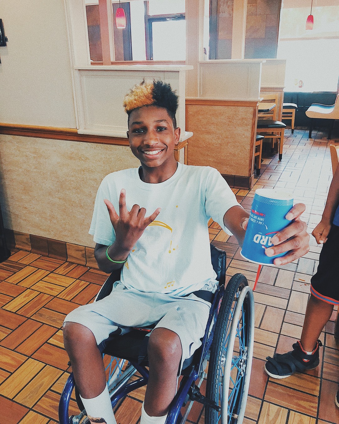   K.J. Fields at Dairy Queen’s annual Miracle Treat Day  