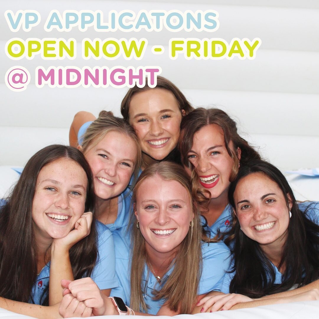 🚨EXEC APPLICATIONS ARE OPEN NOW THROUGH FRIDAY AT MIDNIGHT!!!🚨 

APPLY, APPLY, APPLY!!!🥳🥳🥳