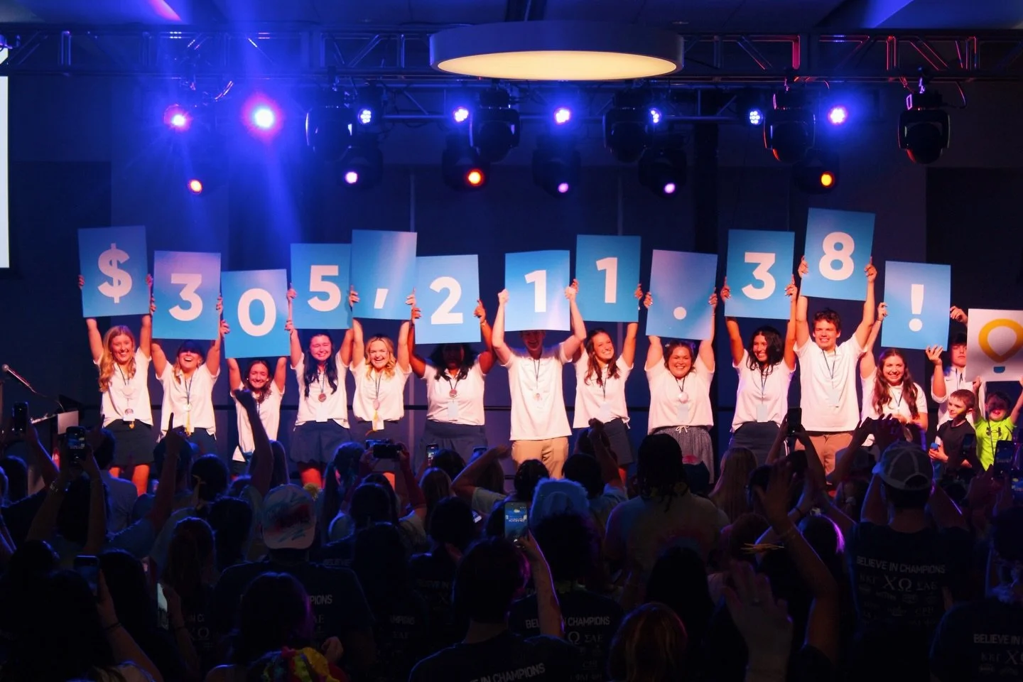 $305,211.38 raised for @childrensofms 

Over 300 days ago we made the decision to Believe in Champions. 6 executive members with a dream to sponsor 12 infusion bays led to a record breaking total and countless memories.

We are so thankful to every d
