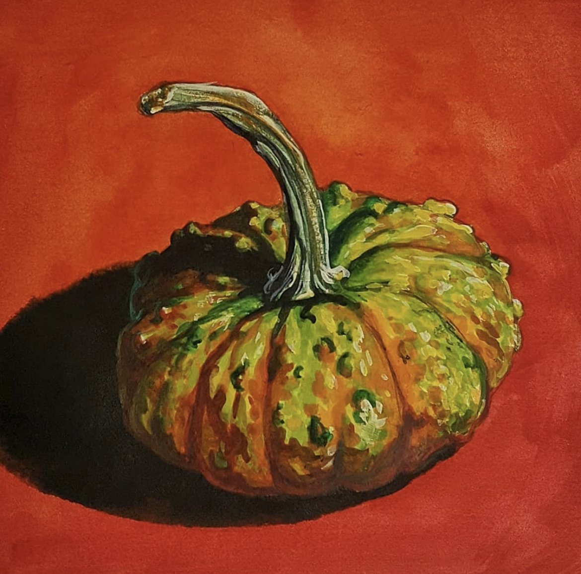 Watercolor Pumpkin - 1
