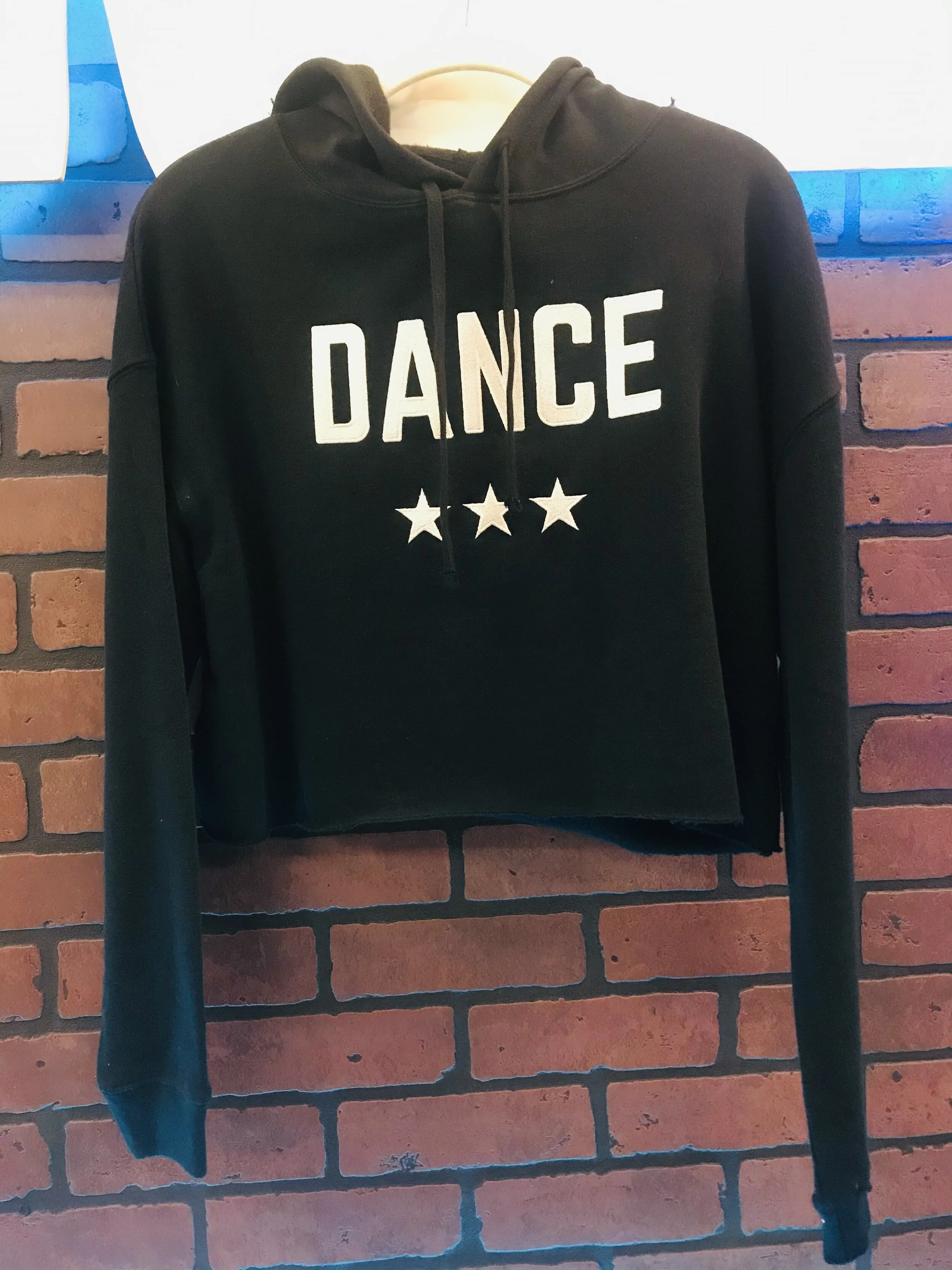 dance crop top hoodie