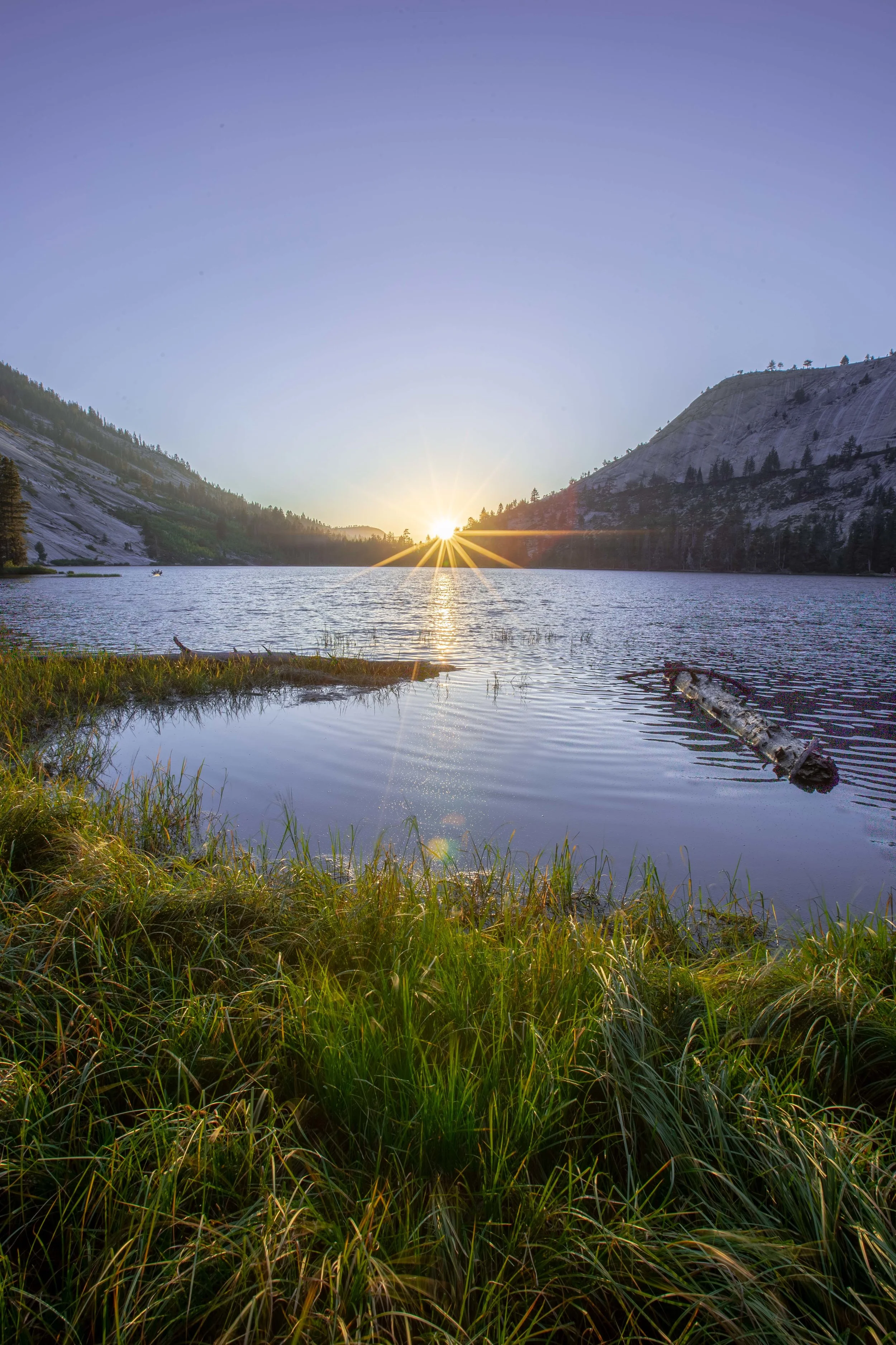 Sunset over Merced Lake