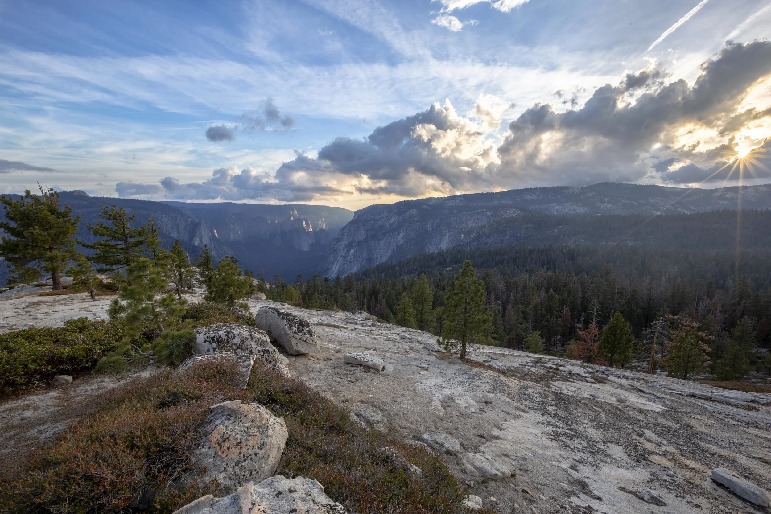 Sunset from North Dome