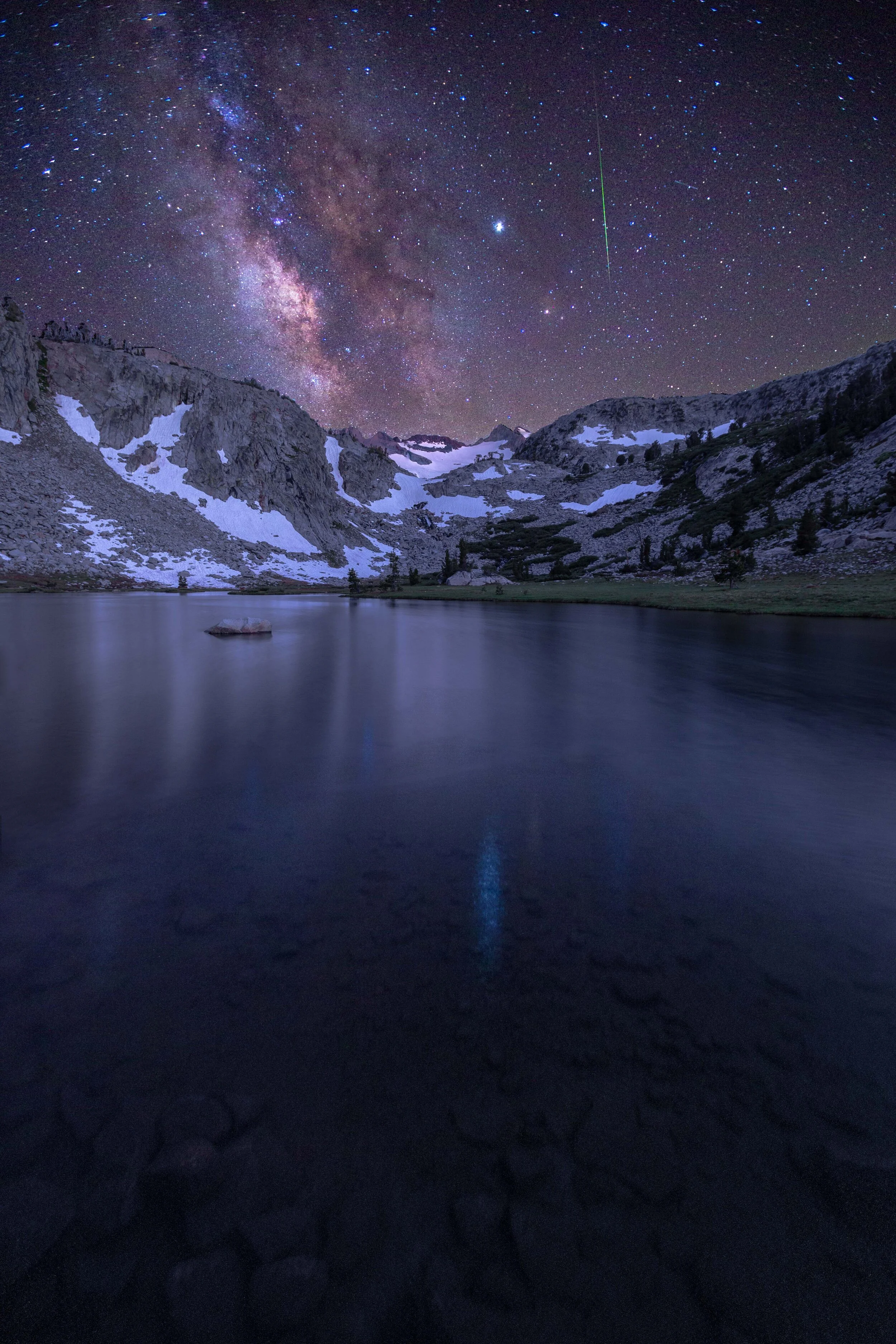 Milky Mt Lyell w/ Shooting Star