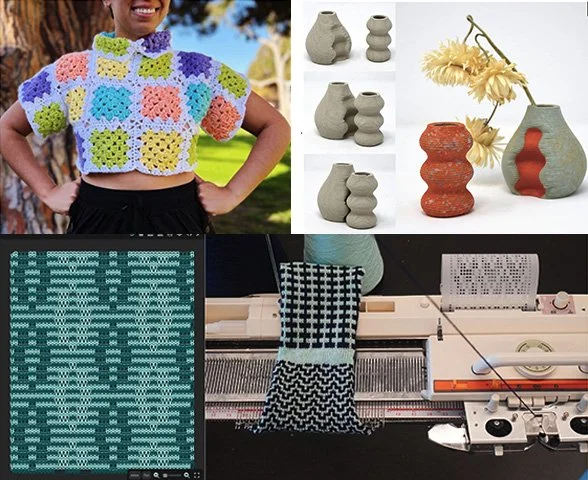 Computational Craft: Computational Fabrication Methods for Enabling Craft Production in Textiles and Ceramics