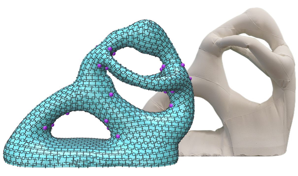 Strain-Field Based Segmentation for Fabric Formwork
