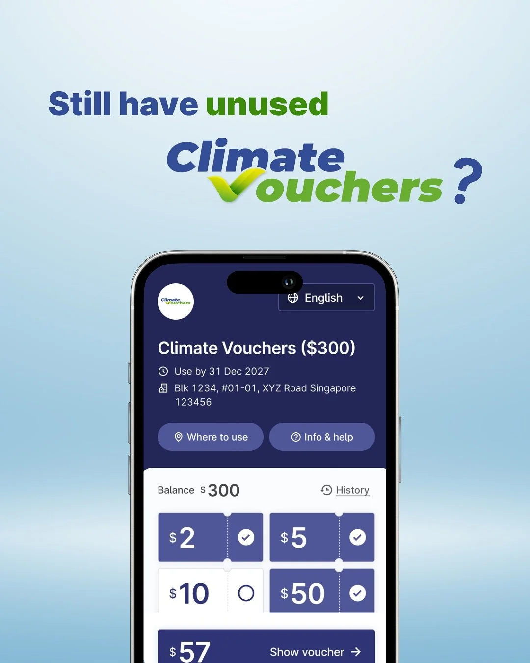 Ready to save on your next aircon switch?
XOOL now accepts Climate Vouchers ❄️💵

Save up to $400 when you replace your old unit with an energy-saving air-conditioner 🌱💡

Breathe cooler, live greener, and enjoy bigger savings today 😮&zwj;💨

Conta