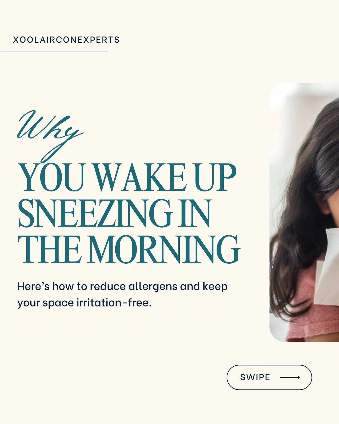 Allergies and sinusitis are common among Singaporeans. Ever wondered why? Swipe to find out how to keep your spaces irritation-free! 📝👀

Follow us for the latest smart home hacks to help you enjoy a cooler, more comfortable home!

#staycoolwithxool