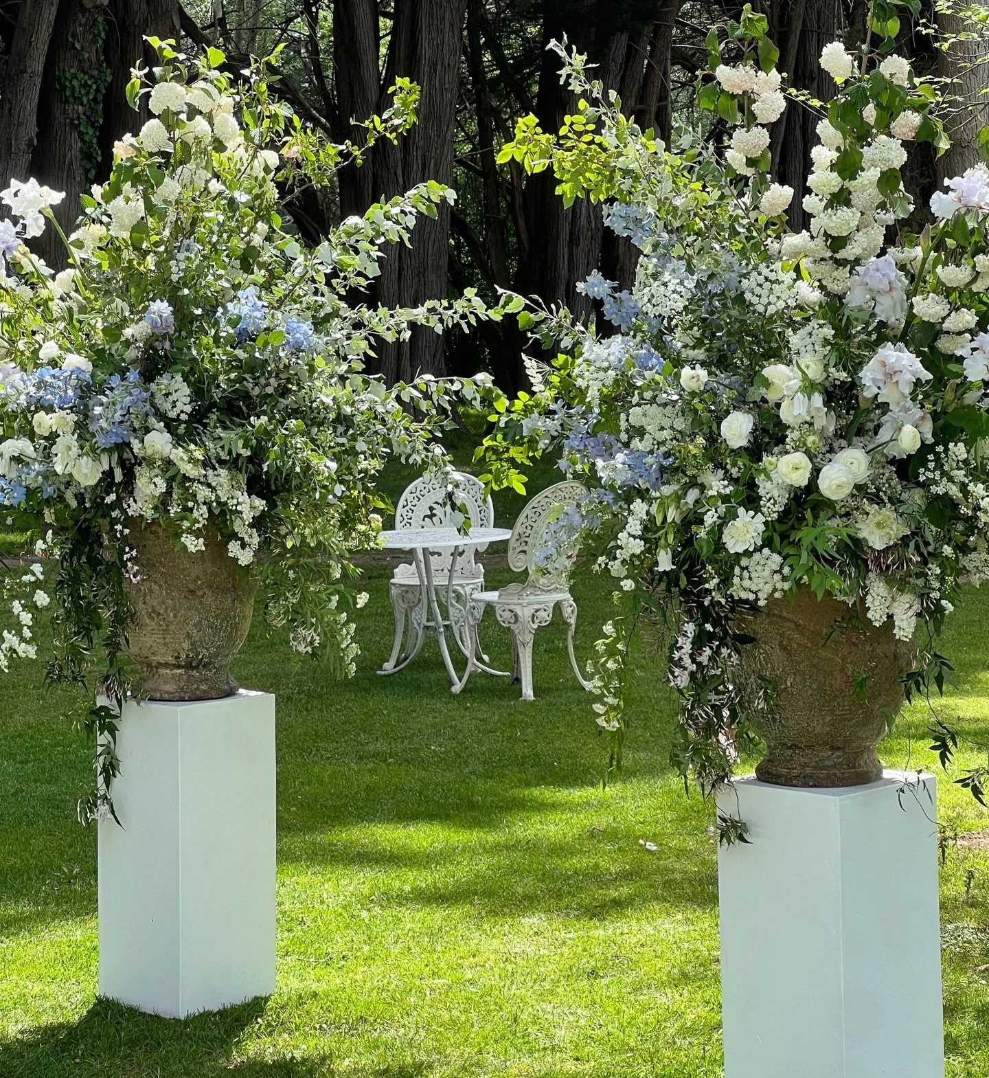 Garden urns ~ untamed &amp; overflowing @somerleys.suttonforest