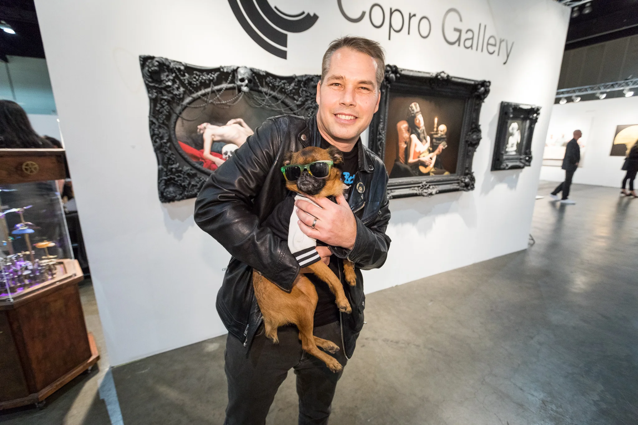 Shepard Fairy at the 2018 LA Art Show