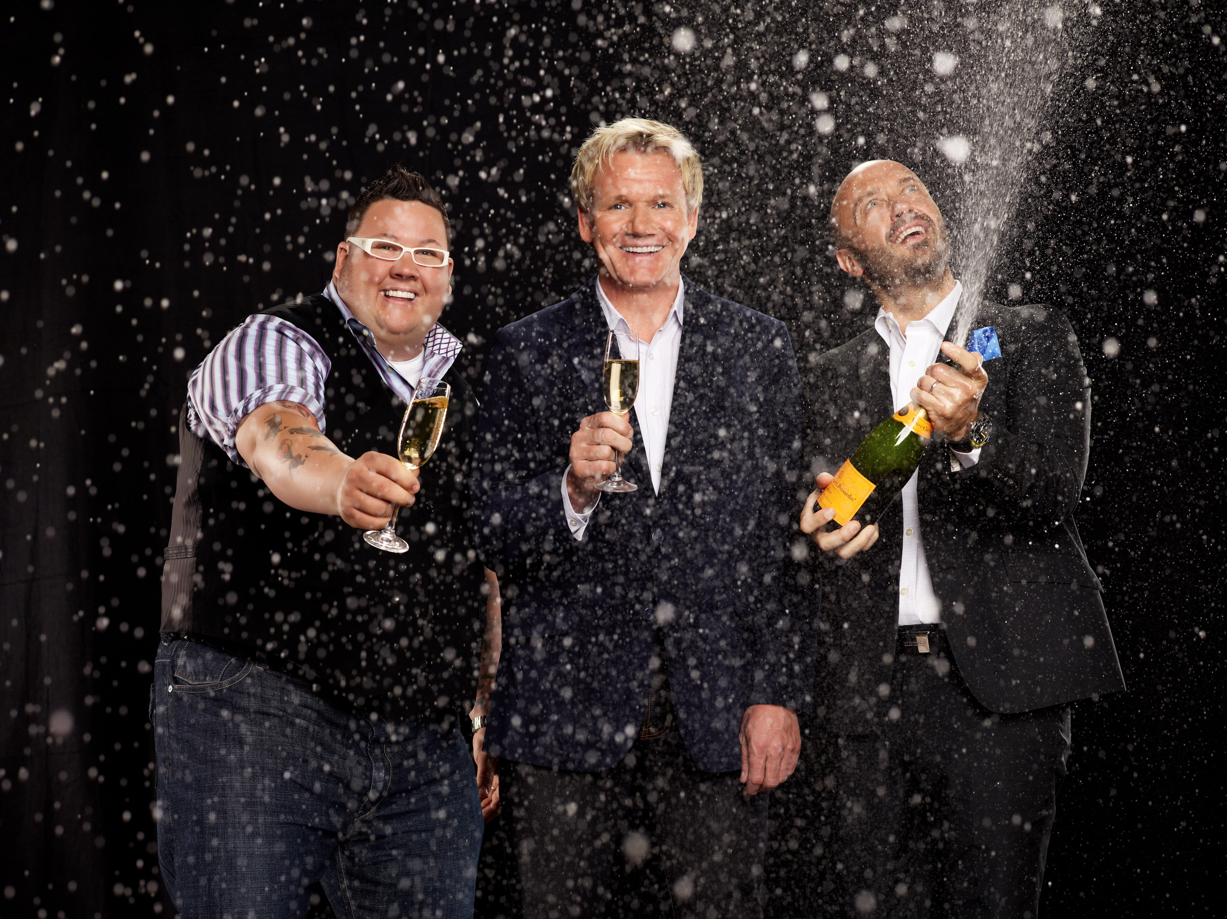 Graham Elliot, Gordon Ramsay & Joe Bastianich