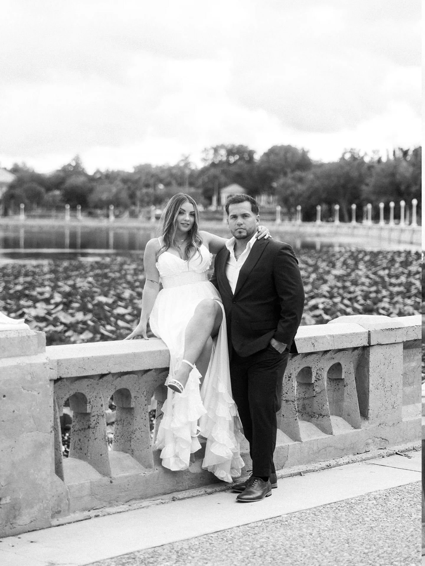 Timeless romance on black &amp; white film 🖤
A stylish couple, stripped down to emotion, texture, and story&mdash;where love feels cinematic and every frame feels eternal. Film photography has a way of making moments linger just a little longer 💕
#