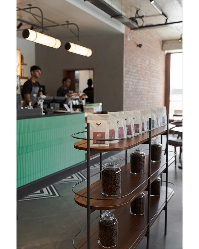 #SignatureStories
The merchandise unit for @thirdwaveroasters
Stripped back; utilitarian - simple wooden shelves and an ambitiously slim MS frame. Designing this piece was an exercise in restraint. 
Photography by @thepurpleproject_

#cafe #coffee #m