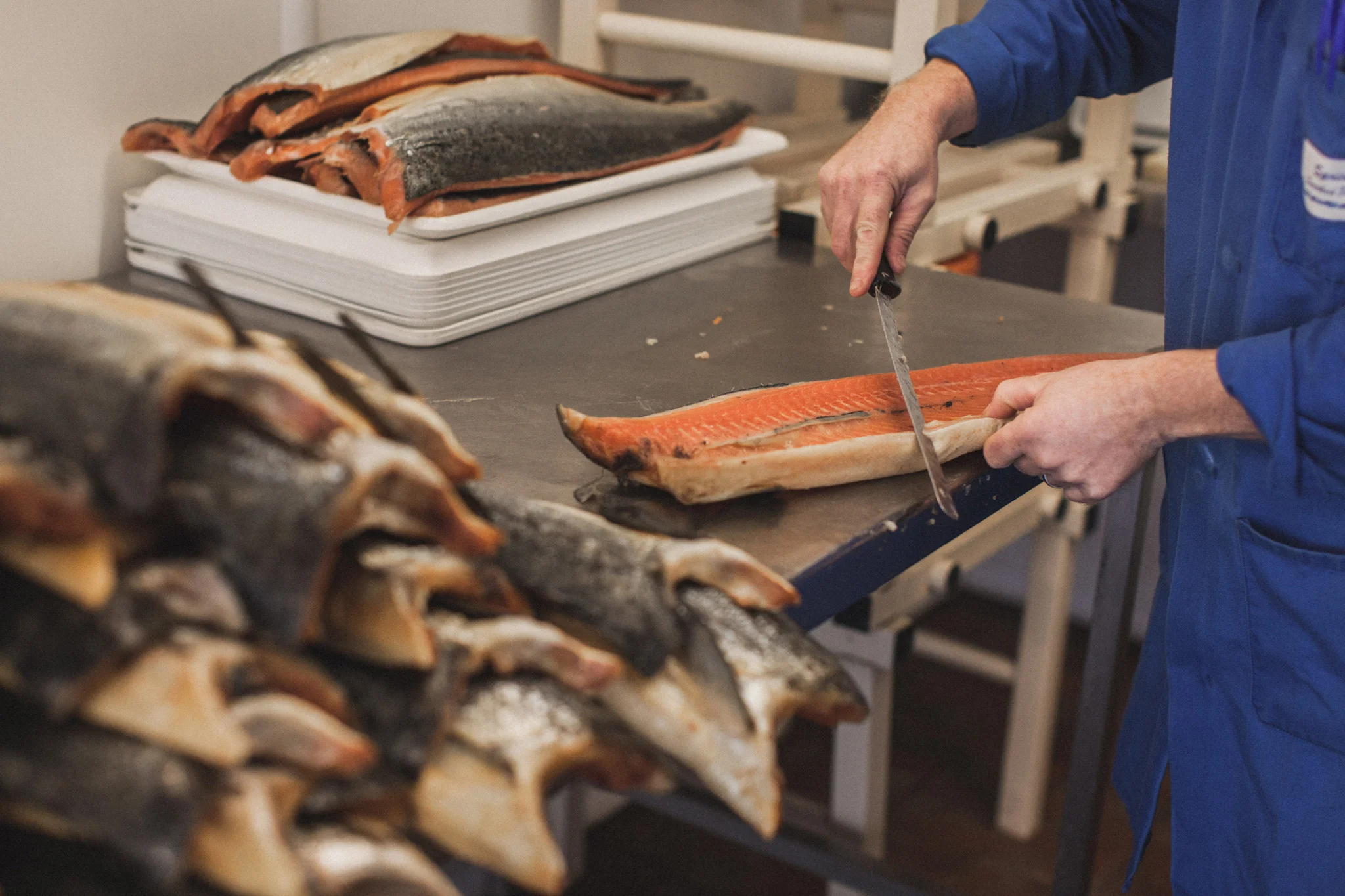 Springs Salmon - a traditional family run smoked salmon business in Sussex photographed by Emma Gutteridge for Retreat blog