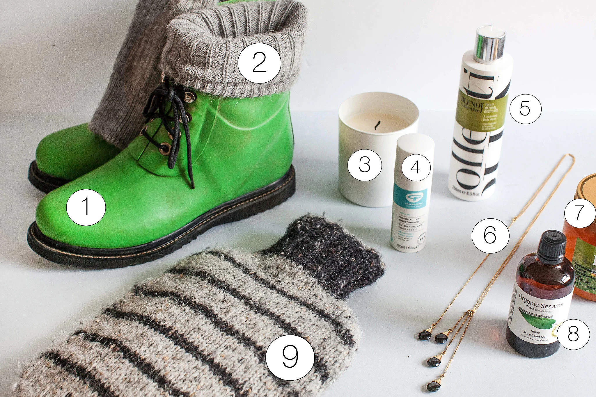My winter survival list - natural and sustainable products to wear and to have in the home. Retreat - a food and lifestyle blog based in Sussex.