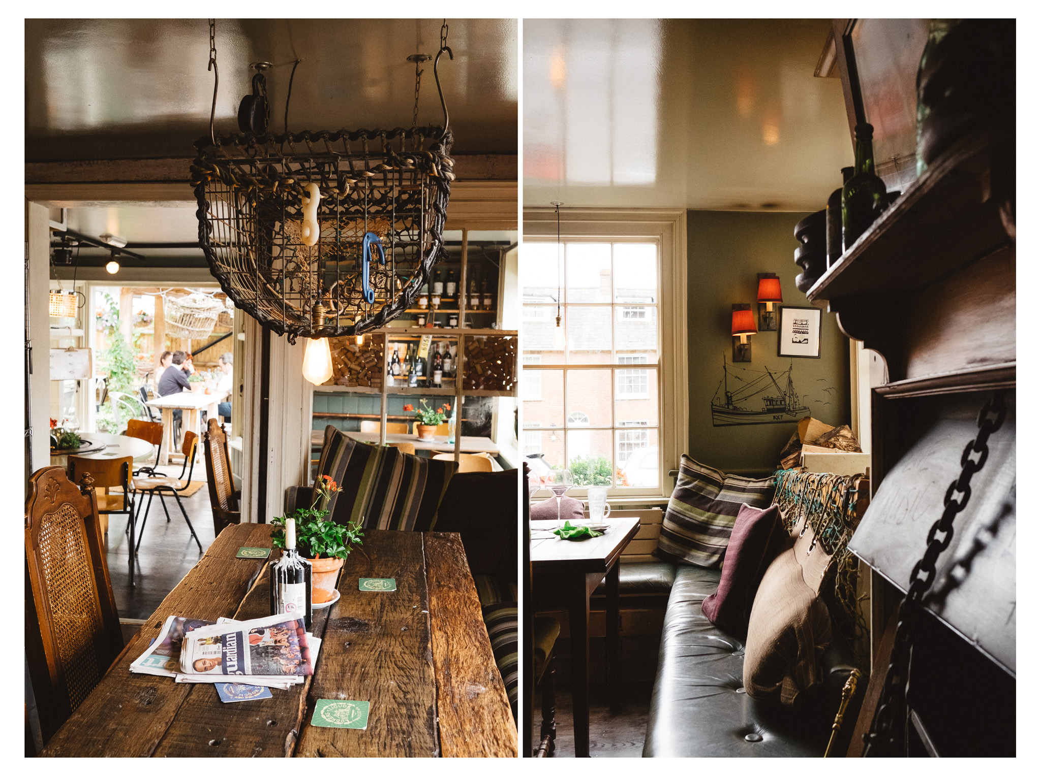 The Globe Inn Marsh is a delightful pub in Rye, Sussex serving local fish from Dungeness, Kent. Retreat is a food, travel and lifestyle blog