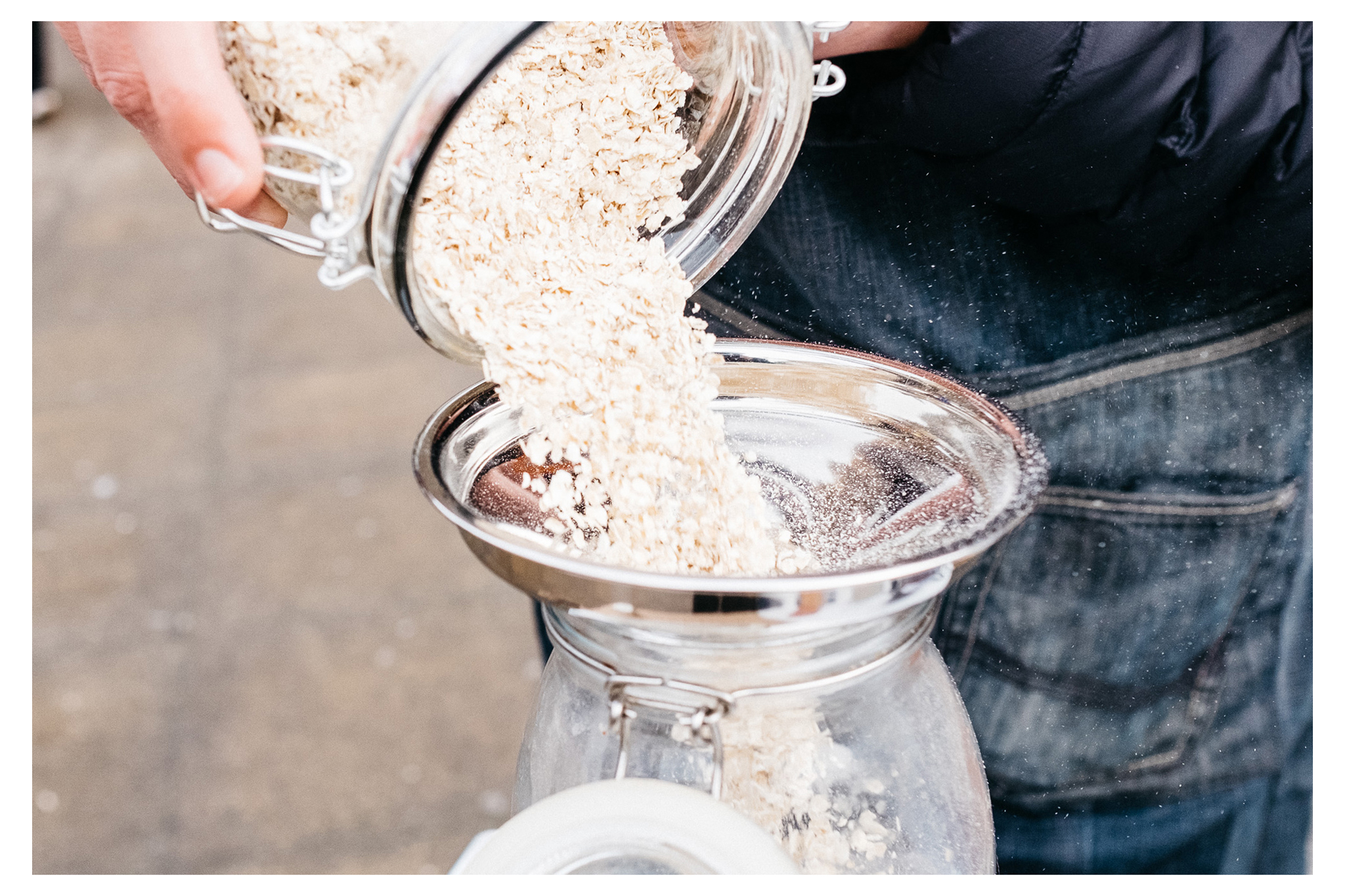 Charlotte's Cupboard is a packaging free venture in Sussex that offers home delivery or market days. You bring your own containers and pay only for the food! 