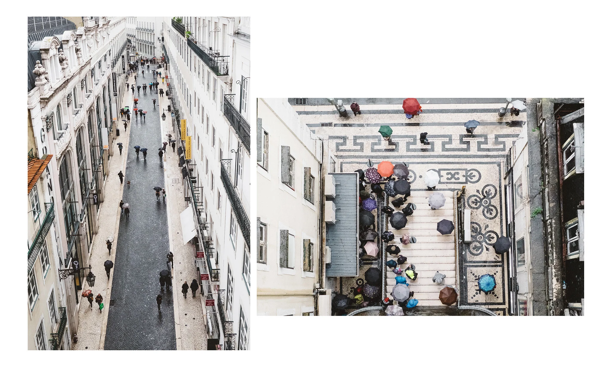 The view from The Elevator de Santa Justa, Lisbon
