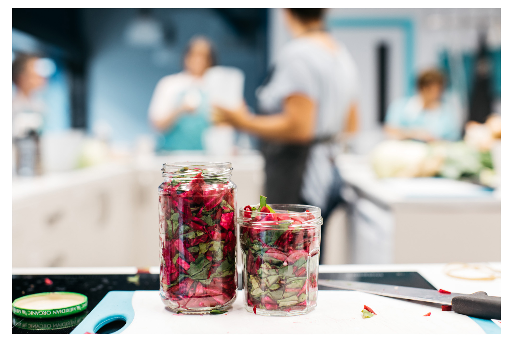 Foodie things to do in Brighton - the basics of fermentation at the community kitchen. 