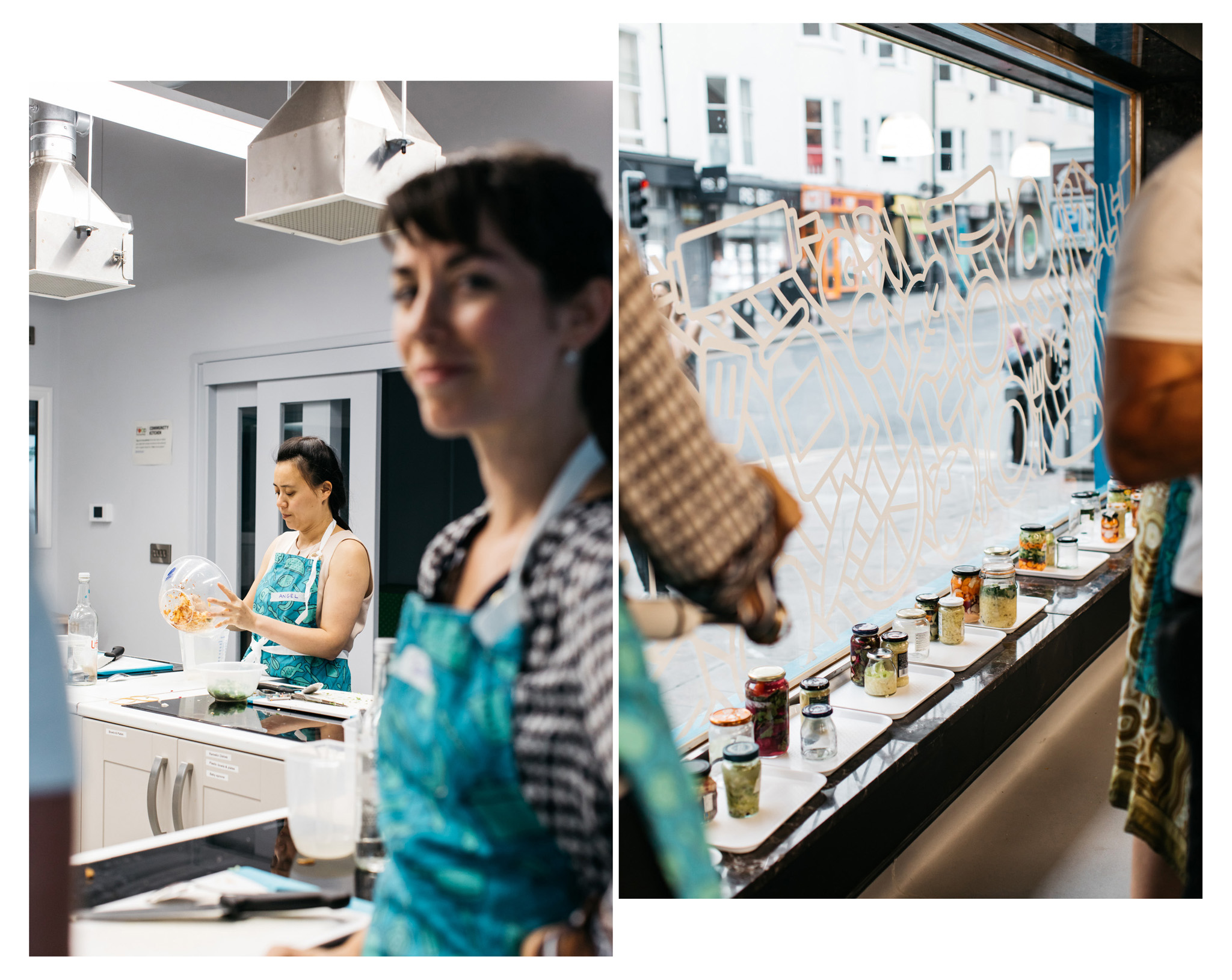 Foodie things to do in Brighton - the basics of fermentation at the community kitchen. 