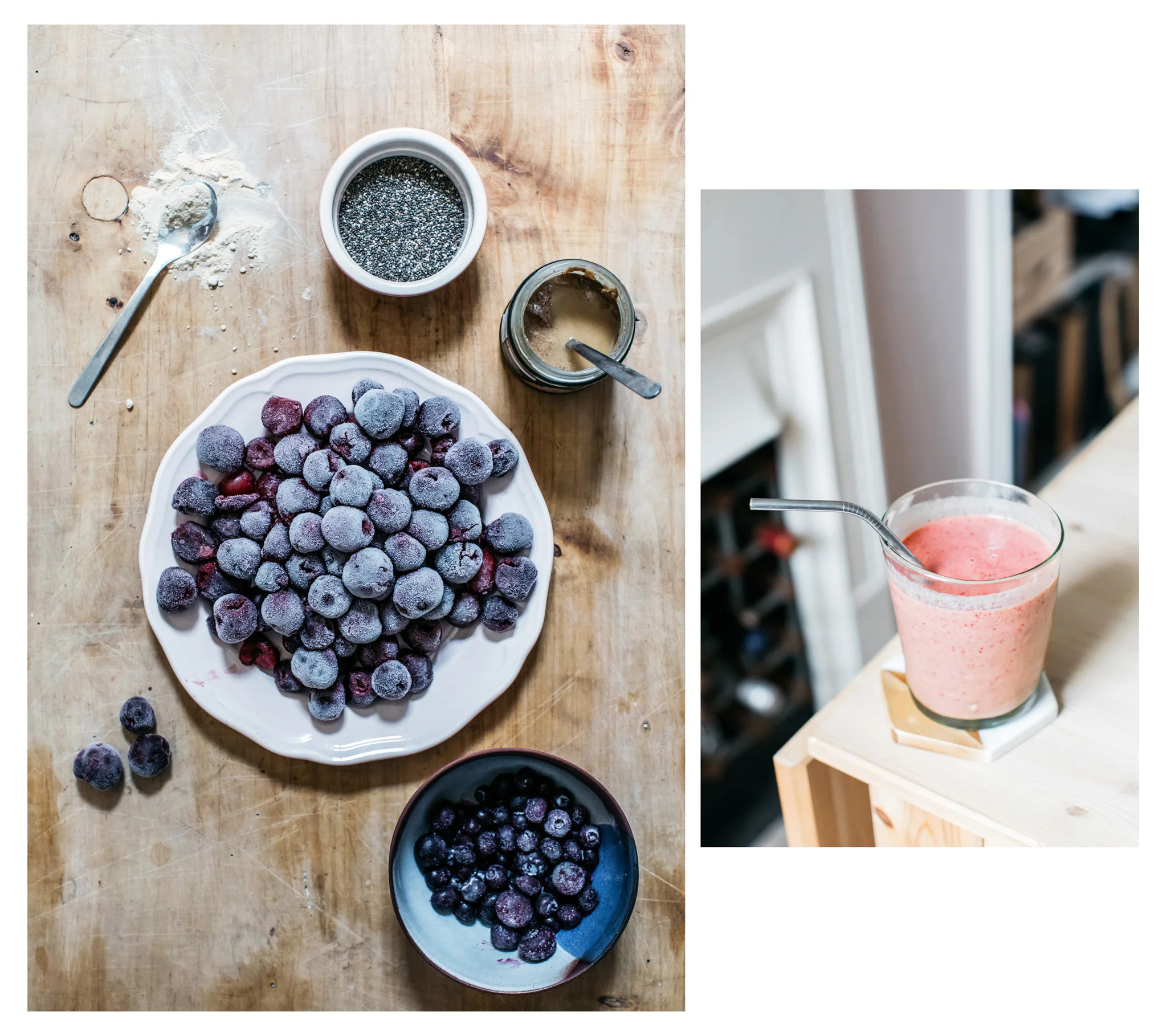 Cherries are full of nutrition and make a great breakfast smoothie that regulates blood sugar and provides dietary fibre. Recipe below.