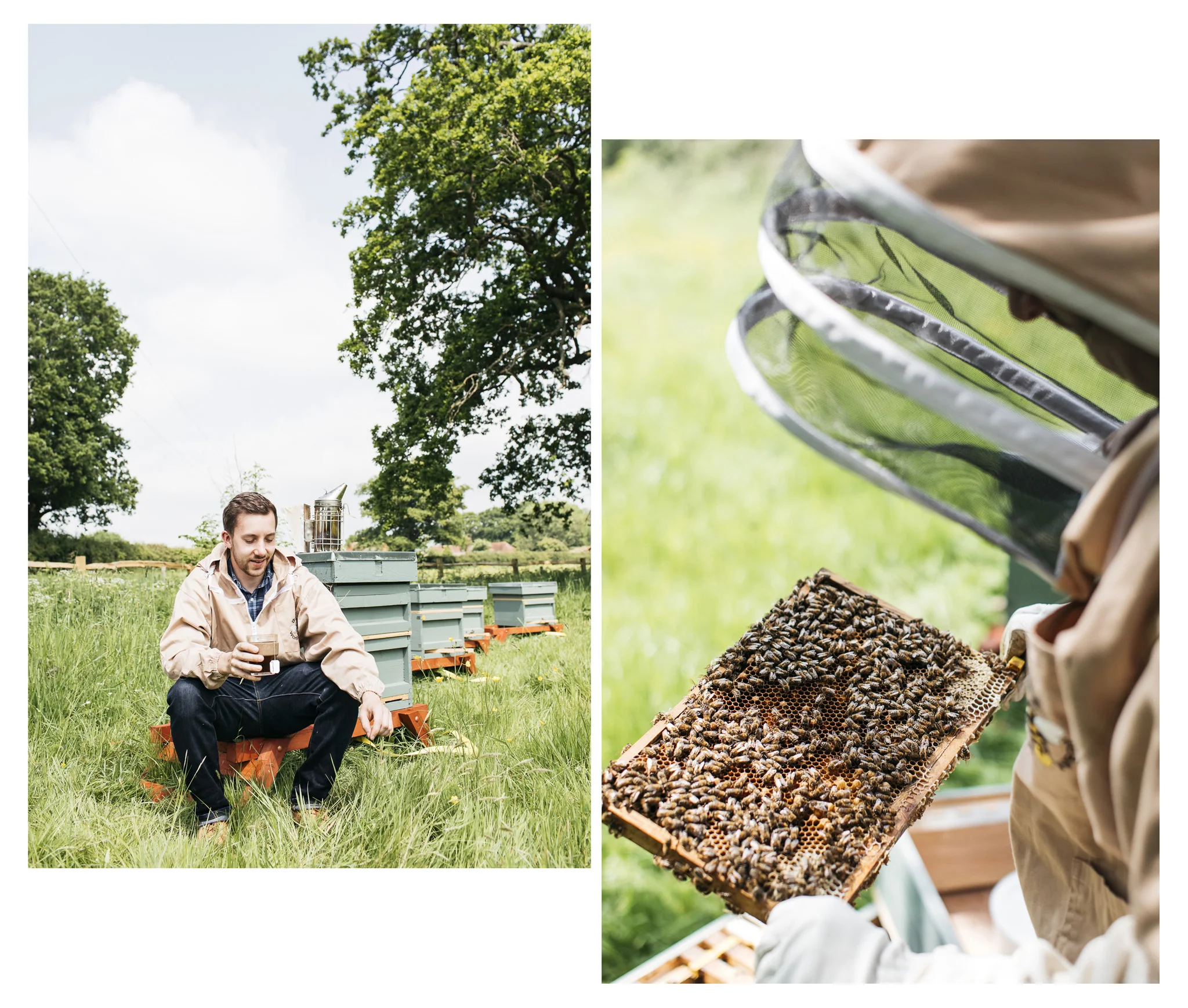Adam Strawson is a beekeeper in Brighton and produces raw, unblended, local honey as well as selling quality honey from other small batch producers.