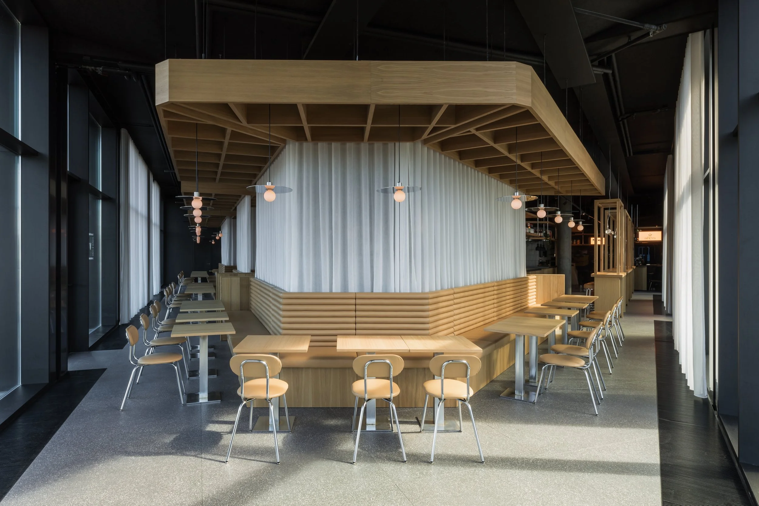  VERA   Foodhall  Completed: 2022  Location: Gróska, 101 Reykjavík, Iceland  Photo credit: Adela Woznica 