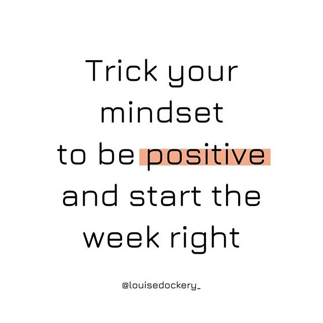 Do you have back to work blues after the weekend?⠀
⠀⠀
✨A fantastic #mindset trick to get you feeling #positive about work tomorrow is this...⠀⠀
⠀⠀
👉Grab a pen and paper and write down 25 - yes 25! - things that you appreciate about your job.⠀⠀
⠀⠀
Go