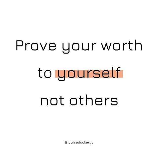 When you feel the need to prove your worth to others, you undermine your own self-respect.⠀⠀
⠀⠀
It can also cause unnecessary stress and overthinking - which takes up too much of your precious headspace and energy 🤯⠀
⠀⠀
To build your confidence and 