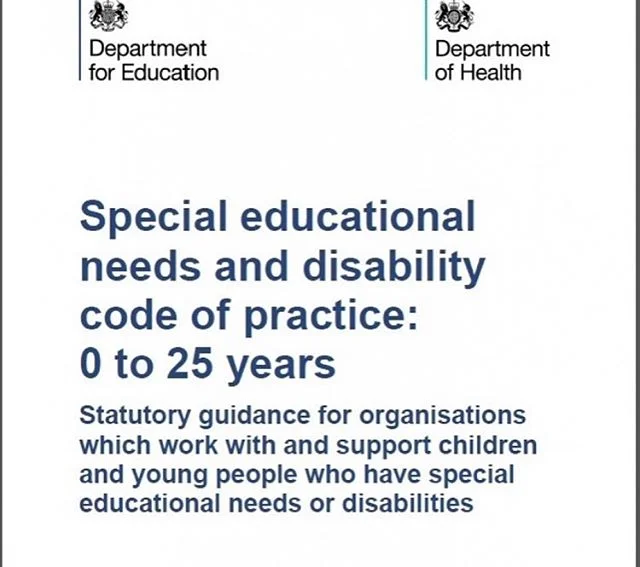 The Special Educational Needs Code of Practice is statutory guidance that provides advice to the local authority, schools, health and social care professionals &amp; other professionals on vital legislation surrounding educational provision. ALL thes