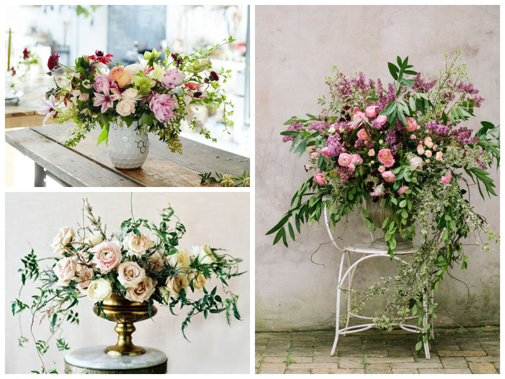 from left to right: image via Blog West Elm , image via Sarah Winward , image via Green Wedding Shoes