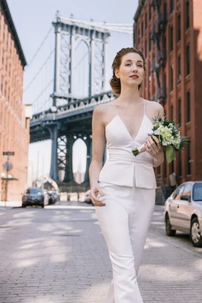 Image via Style Me Pretty | Dress by Lakum - Allison Collection