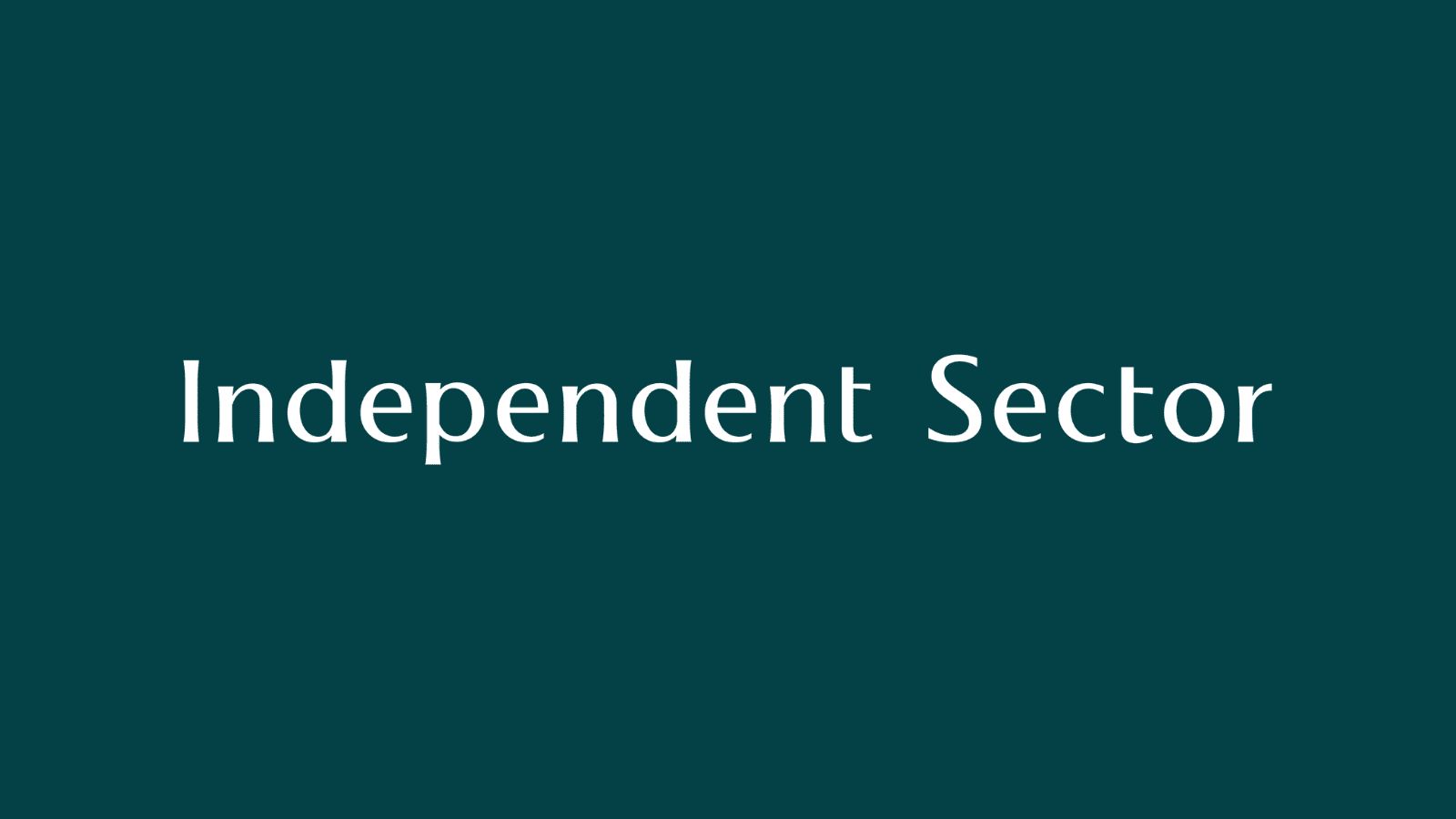 Independent Sector Logo
