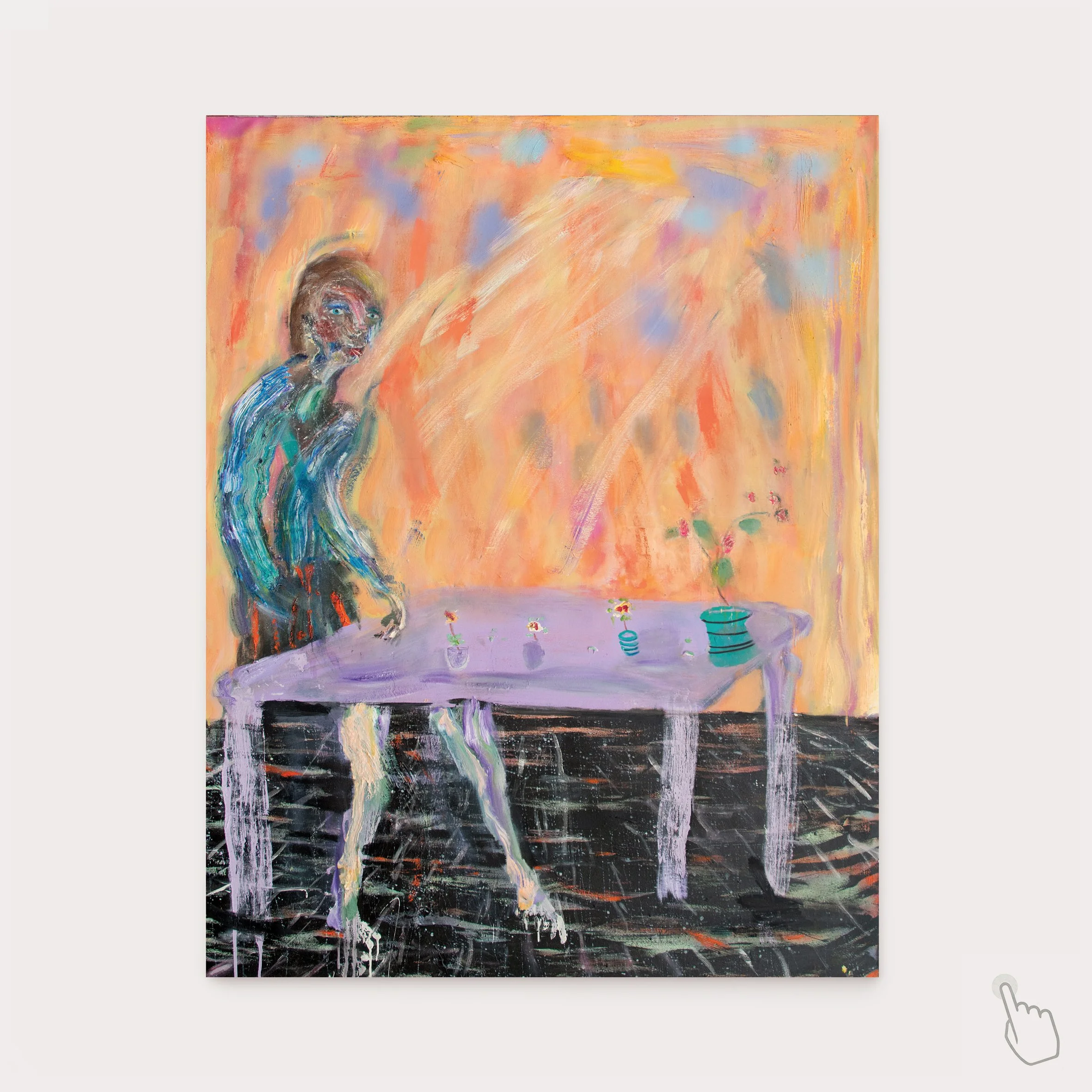 Andrew Litten ‘Figure Study With Flowers (Light & Darkness)'