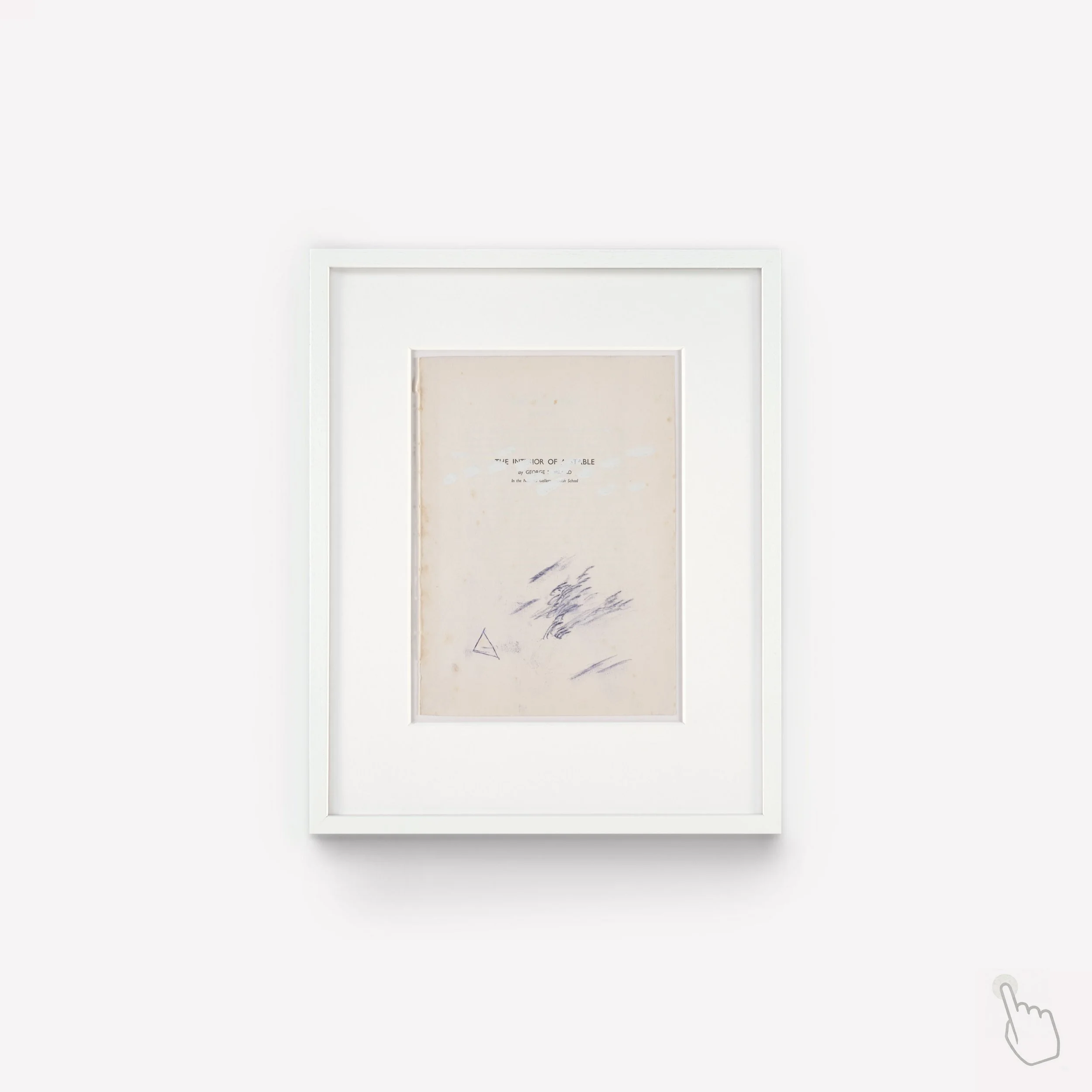 Sam Lock 'Obscured (Interior of a Stable)'