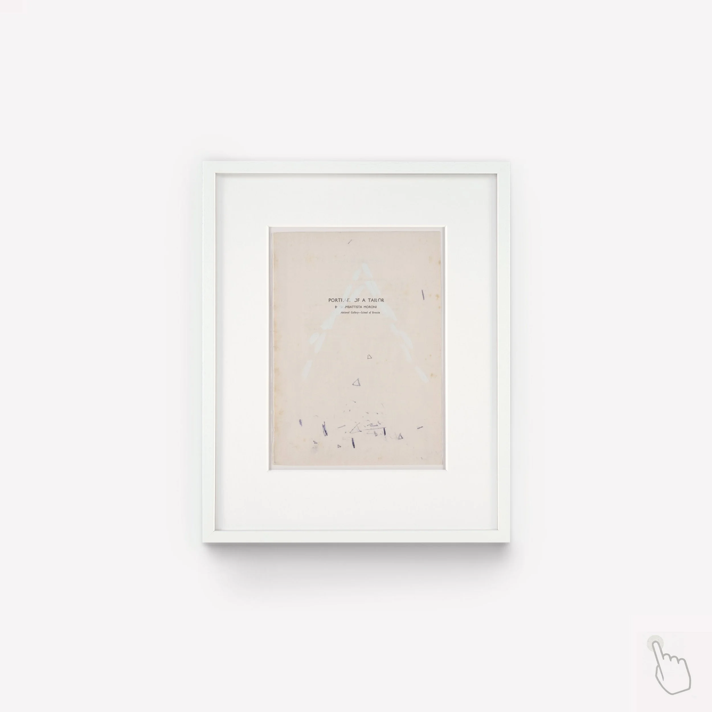 Sam Lock 'Obscured (Portrait of a Tailor)'