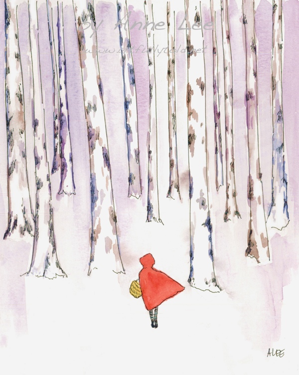 CUSTOM Kids Illustration / Red Riding Hood Painting / Handmade watercol…  Children  book illustration watercolor, Nursery illustration, Children's book  illustration