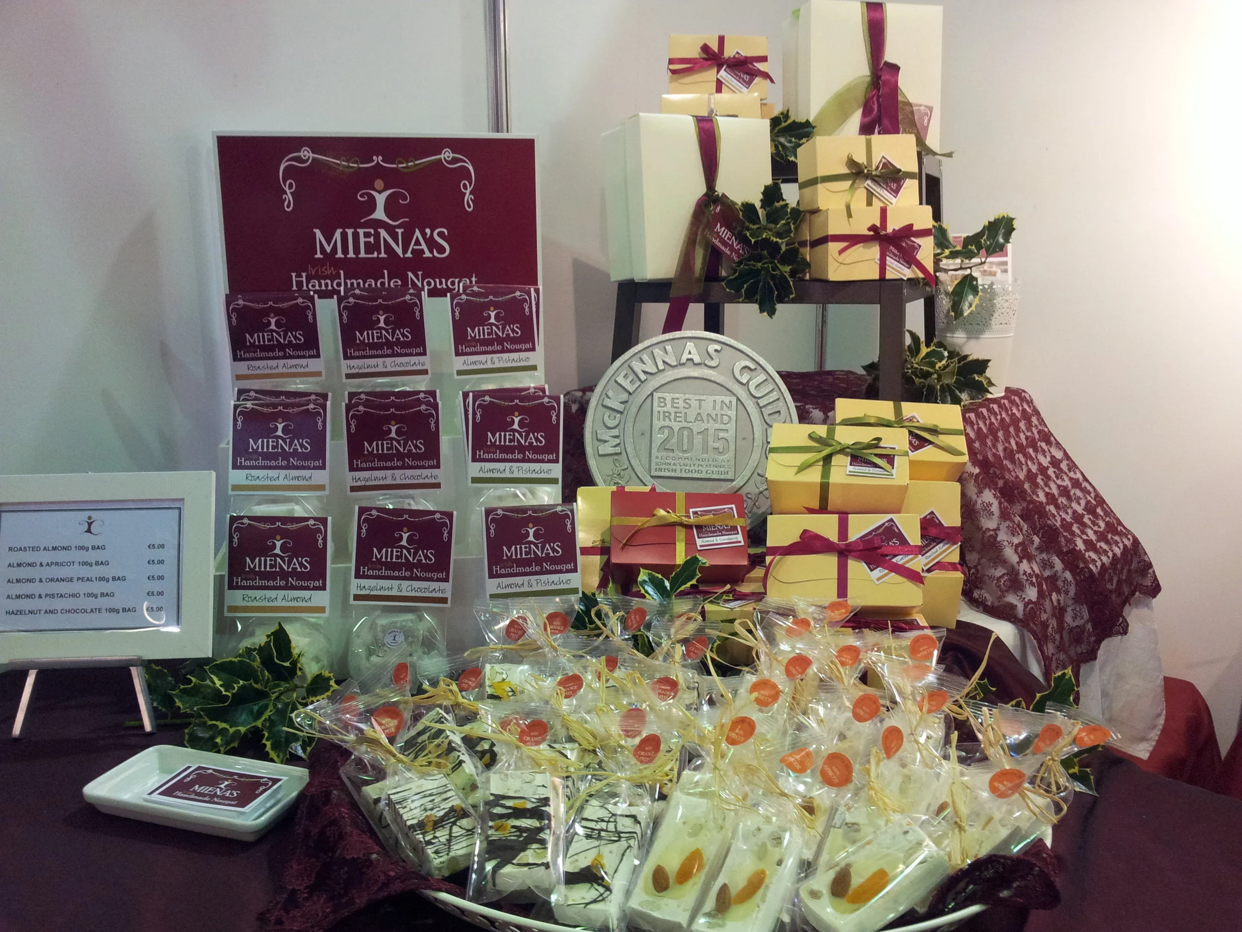 We ended the year again with the RDS Christmas Craft fair, and I also got my first McKenna Award.