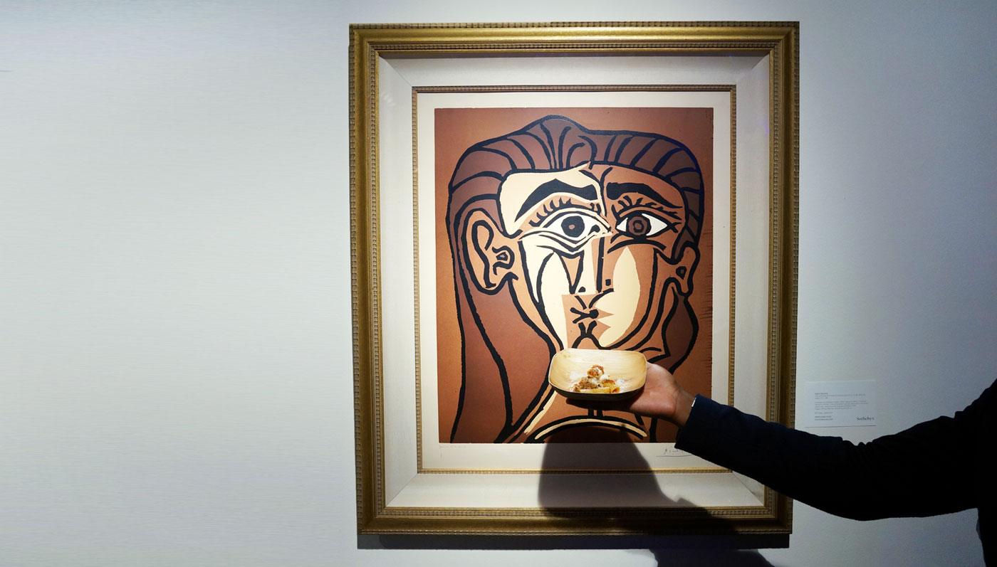 Sauntering Through Last Night's Art Of Food Event At Sotheby's Auction House