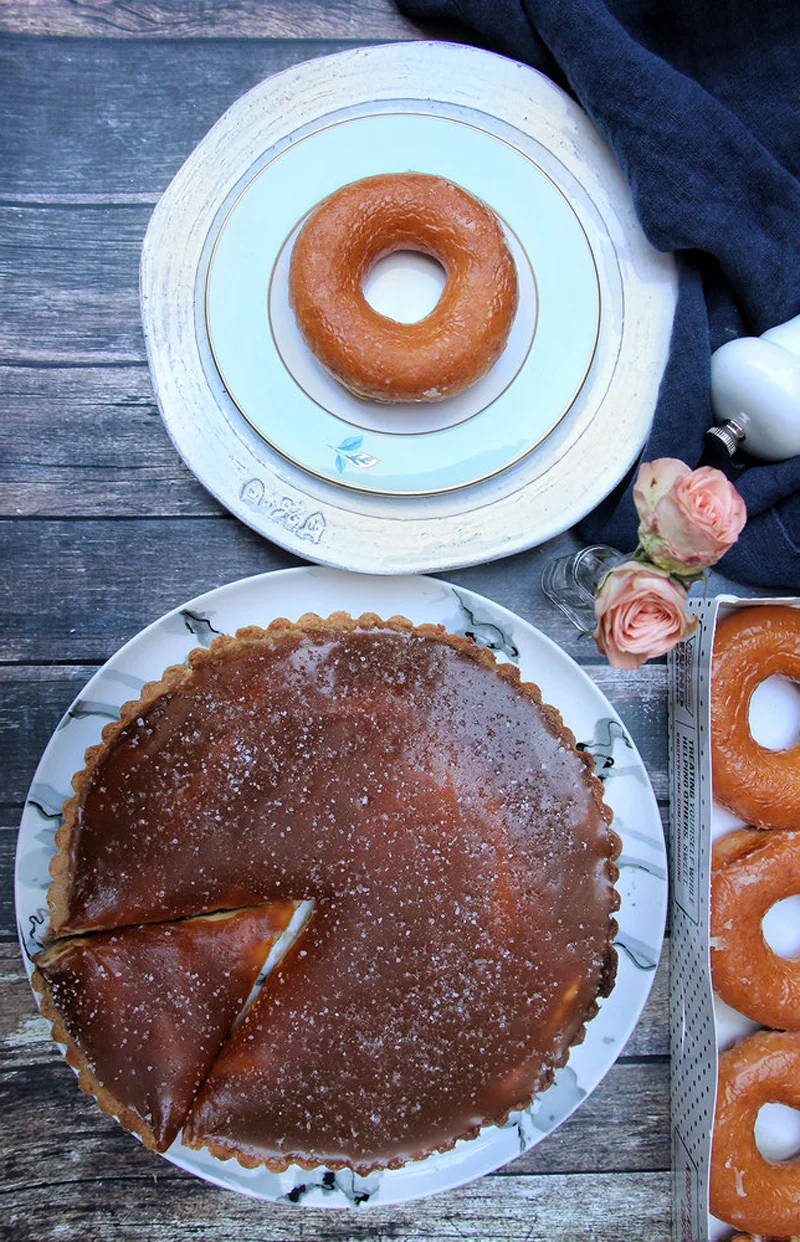 Krispy Kreme Salted Caramel Cream TartCoffee And Champagne