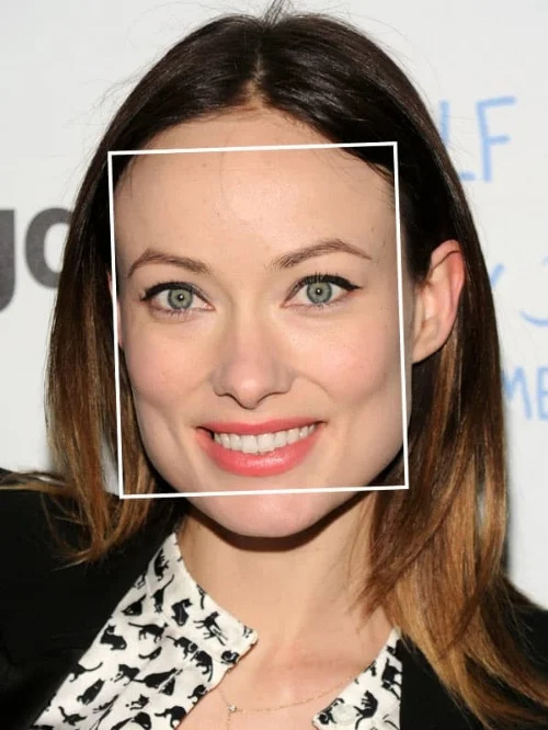 Olivia Wilde heeft een vierkant gezicht. Bron: Pinterest