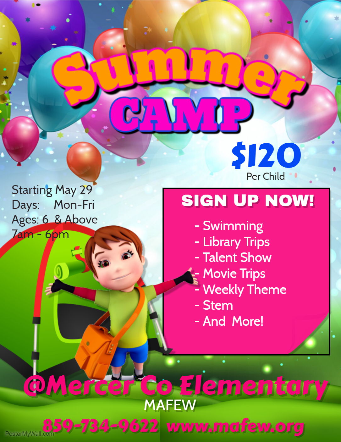 MAFEW Summer Day Camp