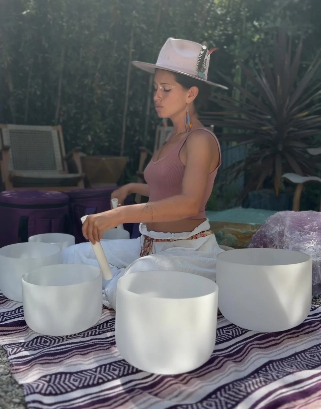 Free Cowork Soundbath in the Garden