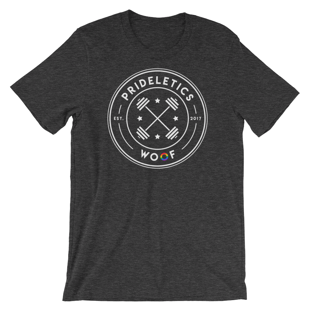PrideleticsWoofRainbowO_mockup_Front_Wrinkled_Dark-Grey-Heather.png