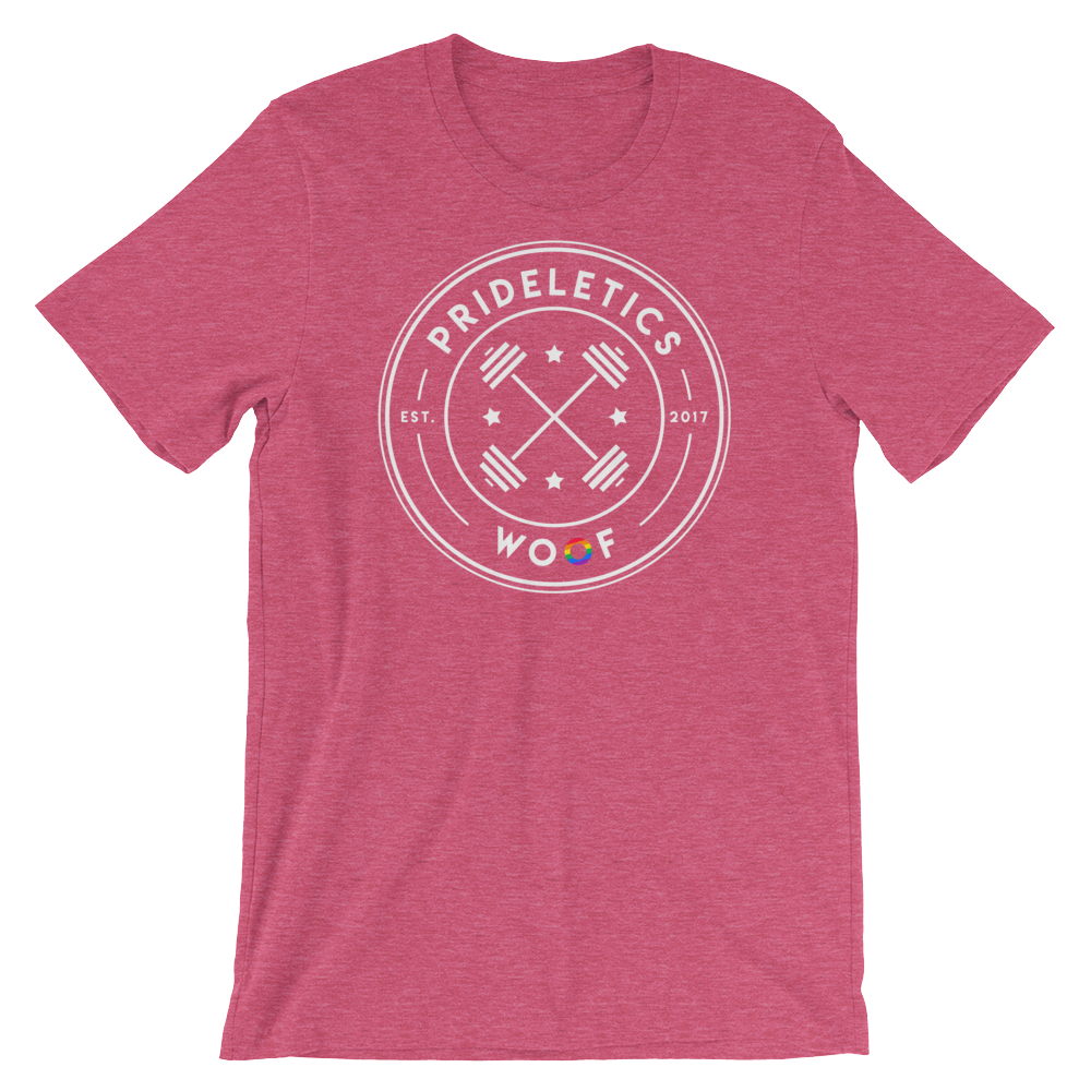 PrideleticsWoofRainbowO_mockup_Front_Wrinkled_Heather-Raspberry.png