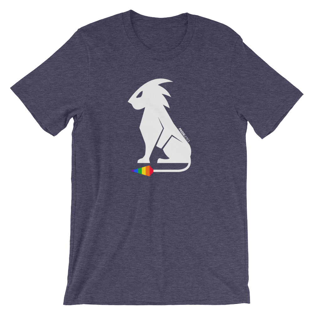 Rainbow-LionSHIRT_mockup_Front_Wrinkled_Heather-Midnight-Navy.png